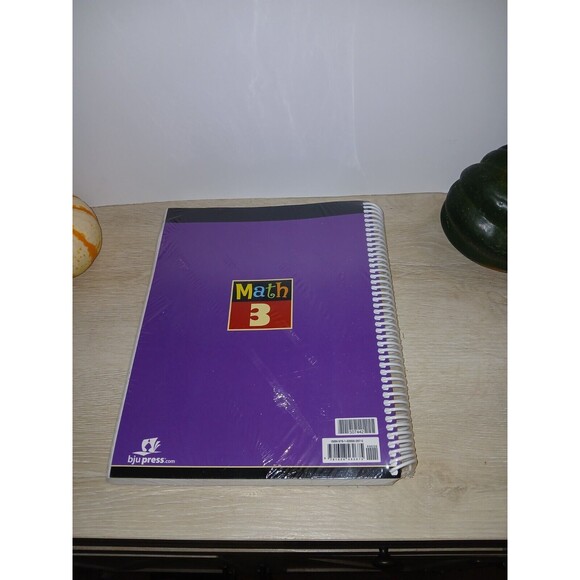 Math 3 Reviews Answer Key Book BJU Press 3rd Edition For 3rd Grade Sealed - Picture 2 of 11